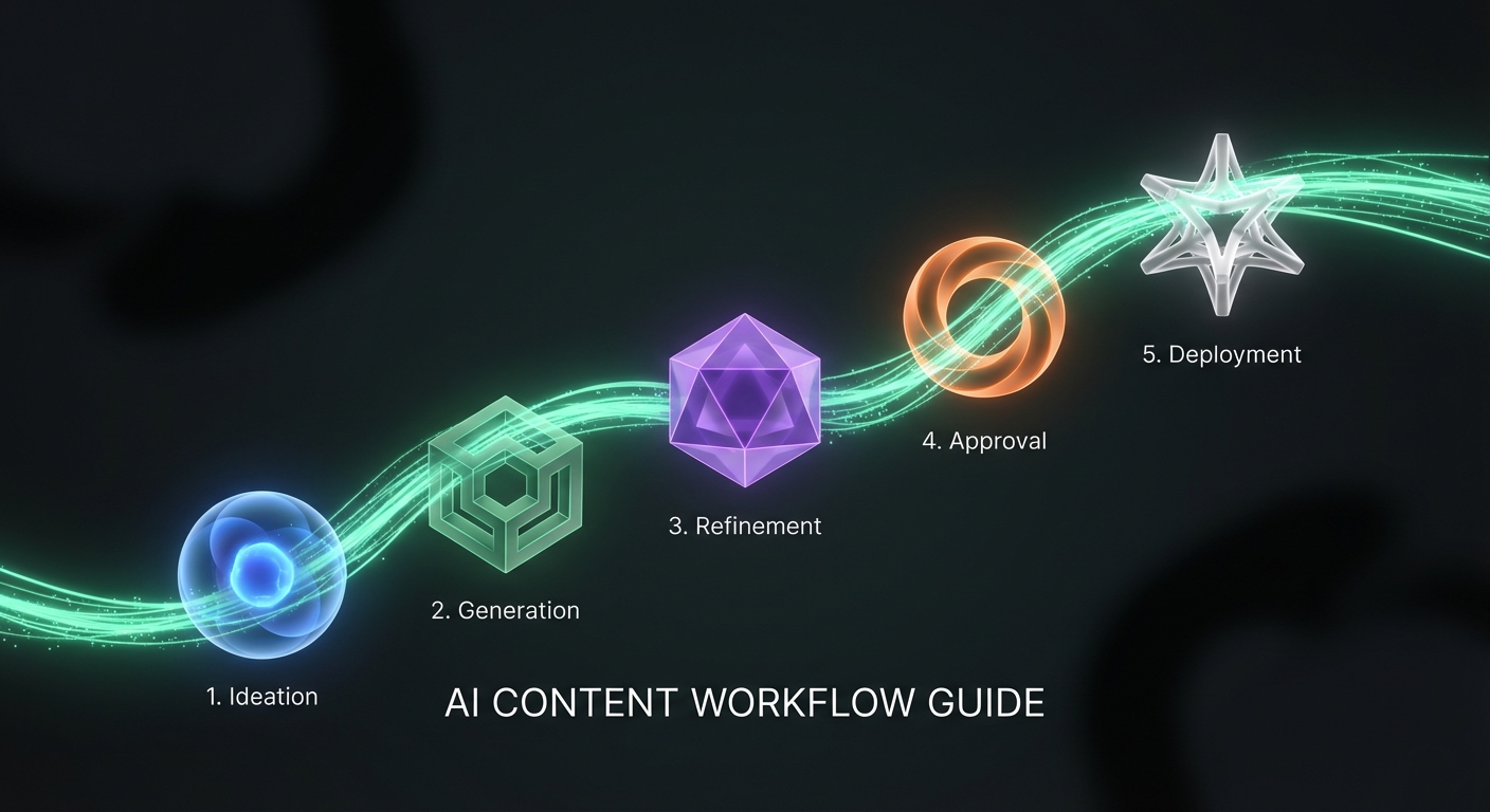 AI content workflow - five steps to automation