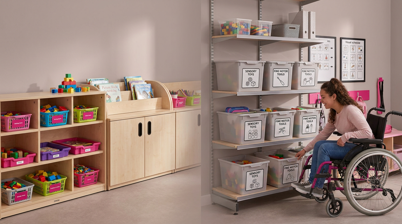 Specialised EYFS and SEN classroom storage solutions