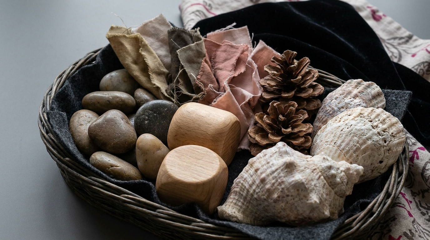 Cost-effective EYFS resources - multi-sensory loose parts for play