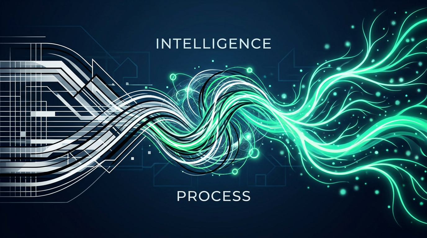 AI automation definition - intelligent systems merging with business processes