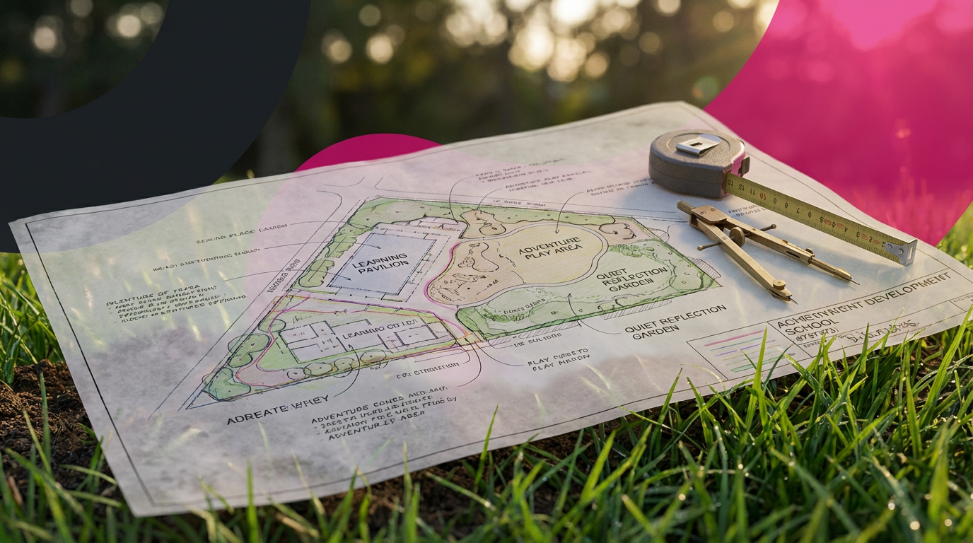 Outdoor classroom design plans - site assessment and educational goals