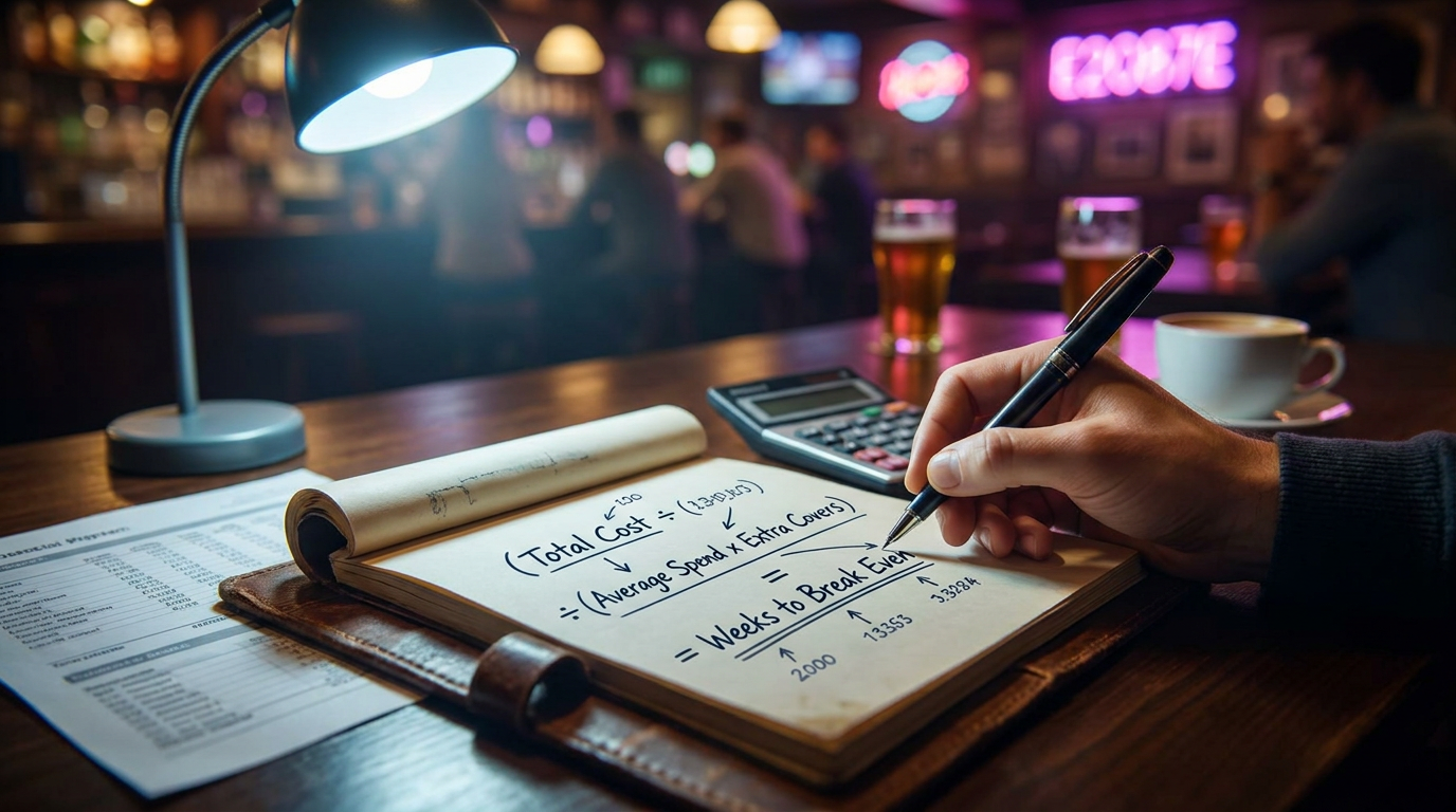 ROI calculation for maximizing pub potential