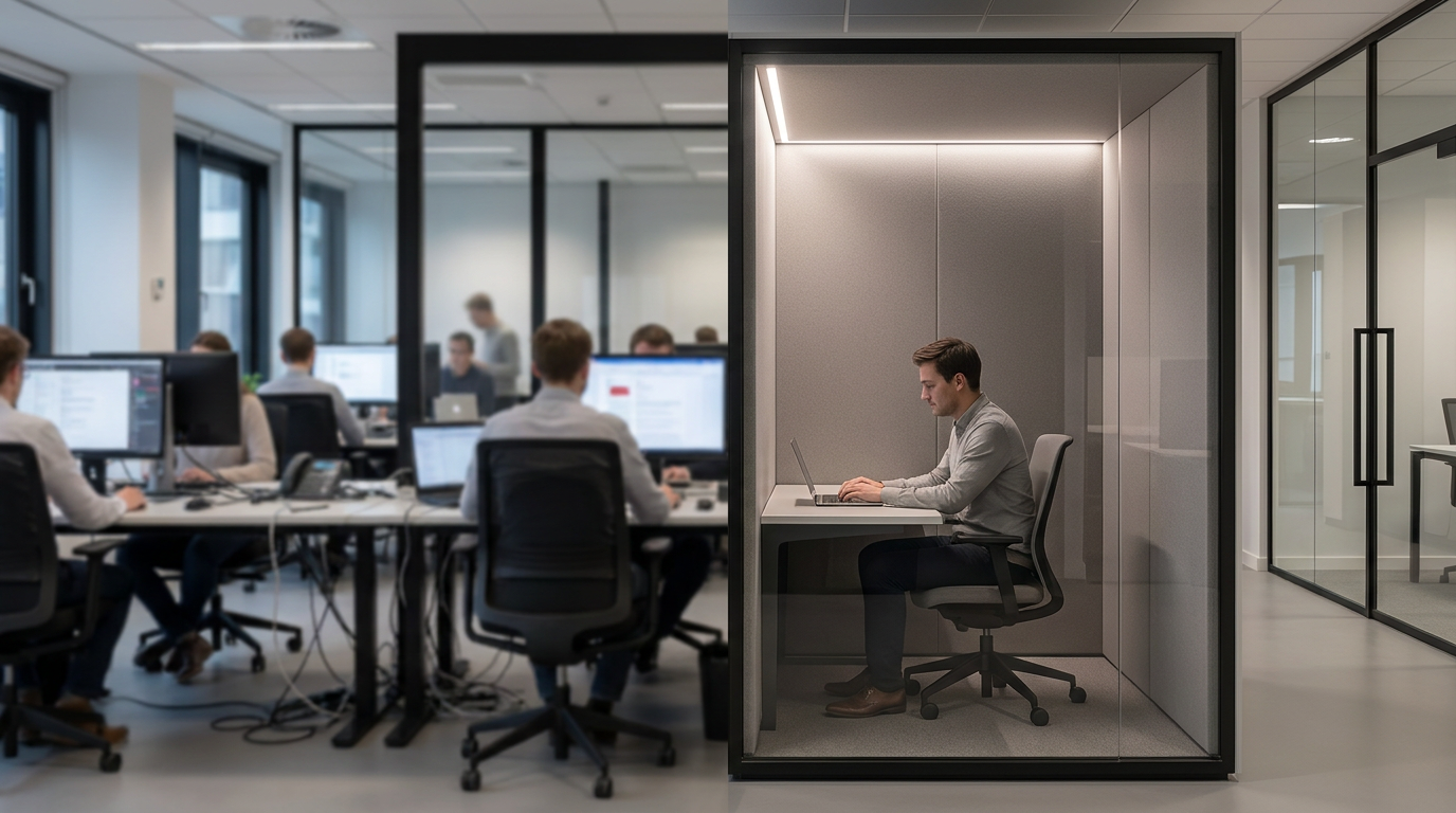 Benefits of office pods: enhanced focus and productivity