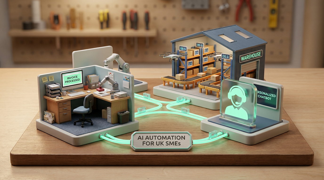 AI automation examples for UK SMEs - finance, marketing, operations