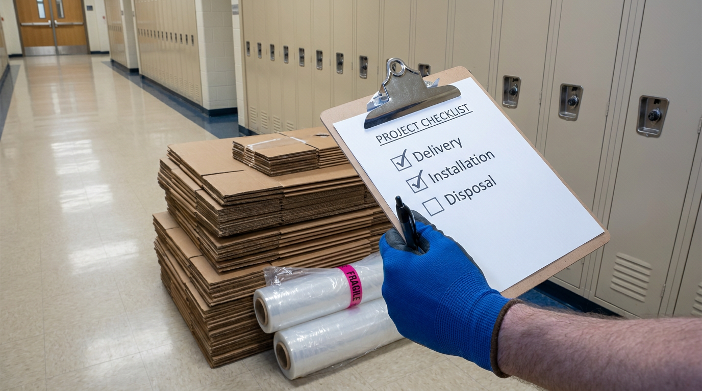 Hidden costs of school furniture delivery and installation