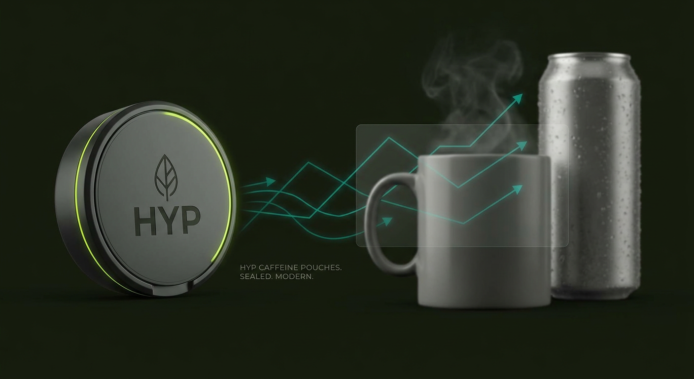 Caffeine pouches comparison - vs coffee, energy drinks, nicotine