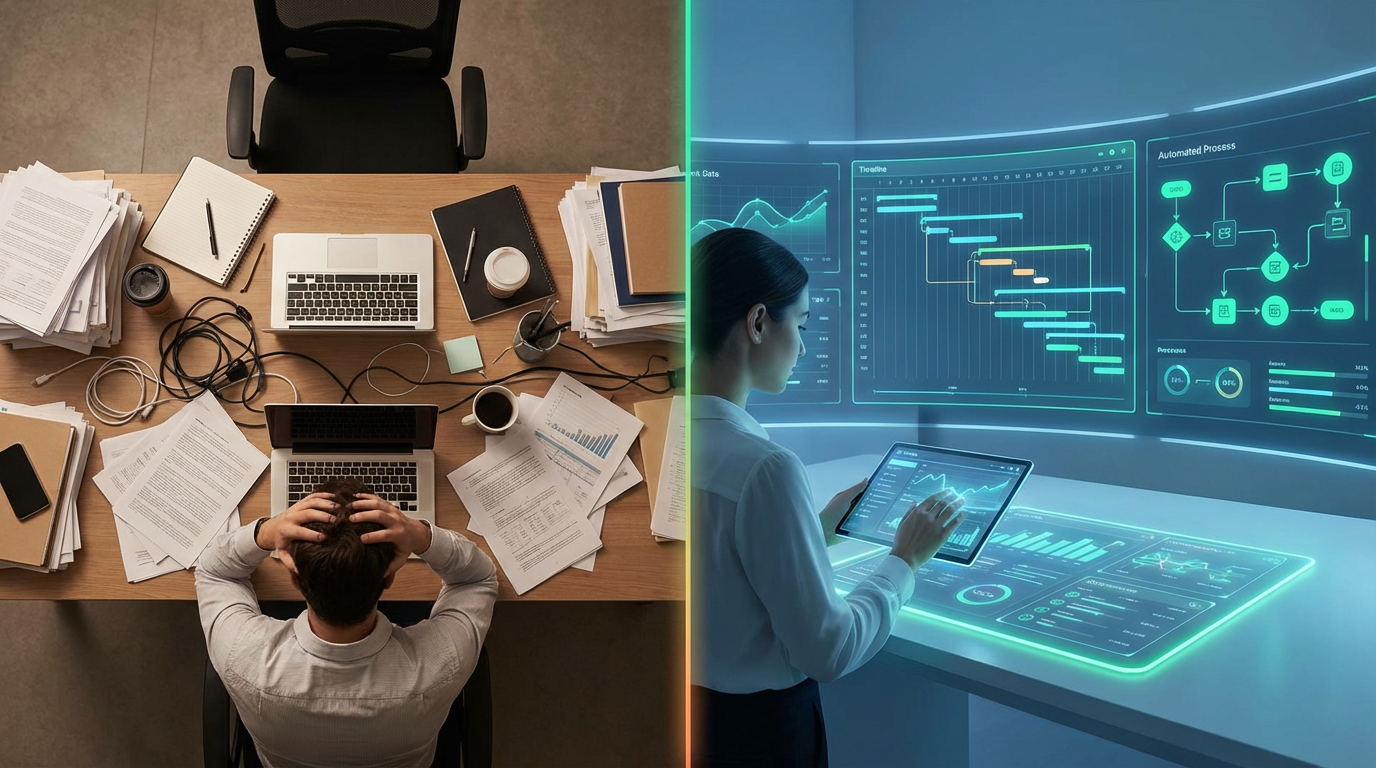 AI-driven intelligence vs manual social media management workflow