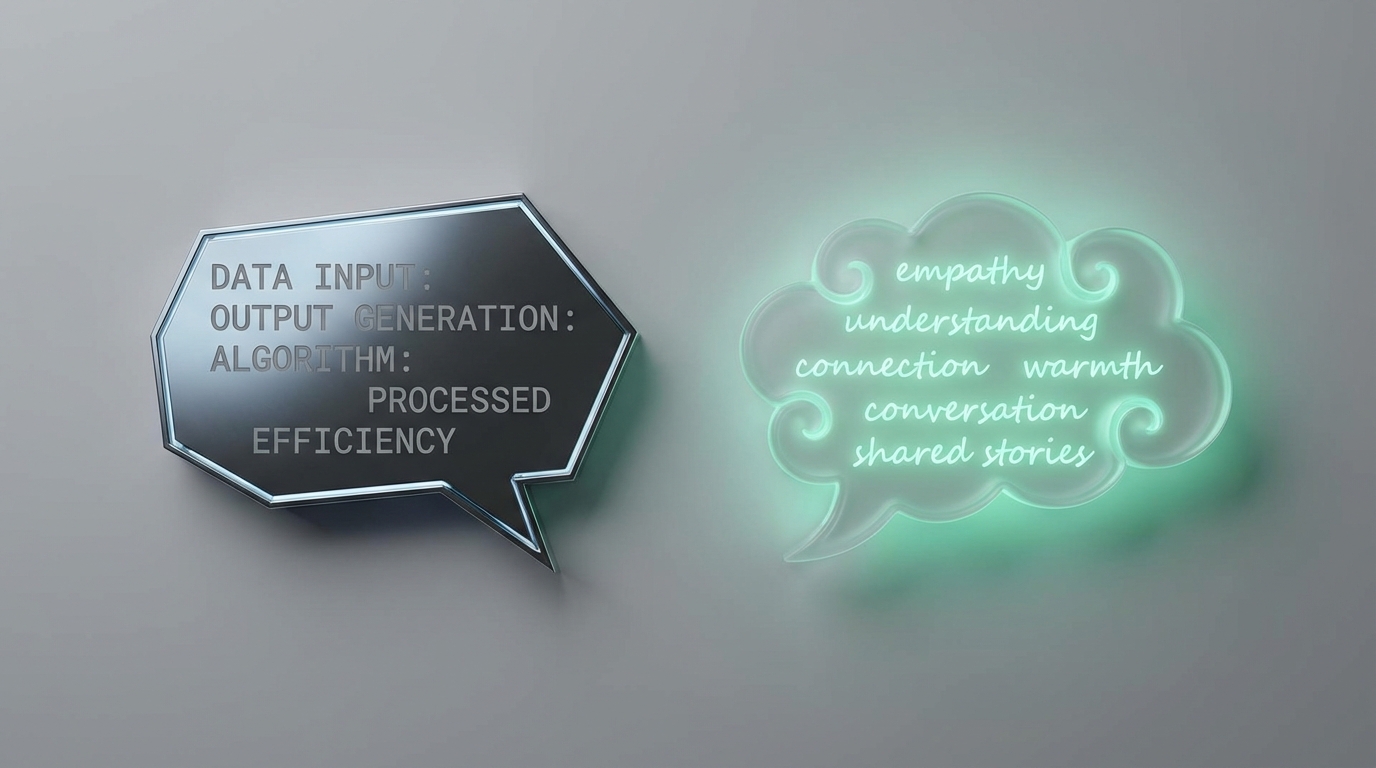 Humanising AI content - comparing robotic versus engaging output