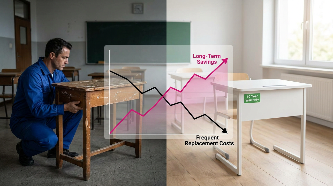 School table ROI calculation - comparing short-term vs long-term investment