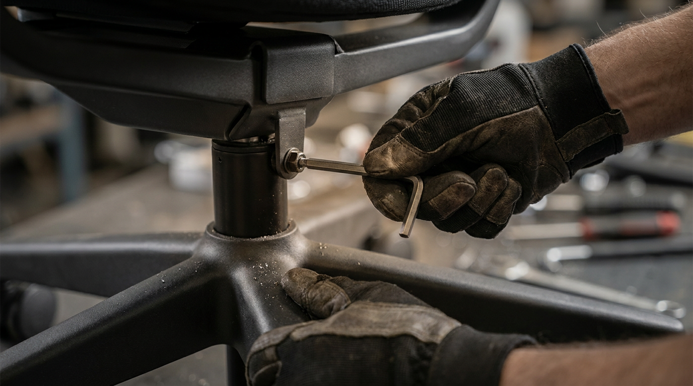 Office furniture maintenance checklist - tightening chair components