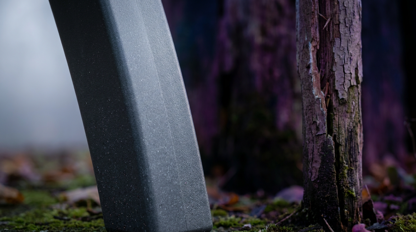 Seasonal adaptations investment - well-maintained recycled plastic bench leg