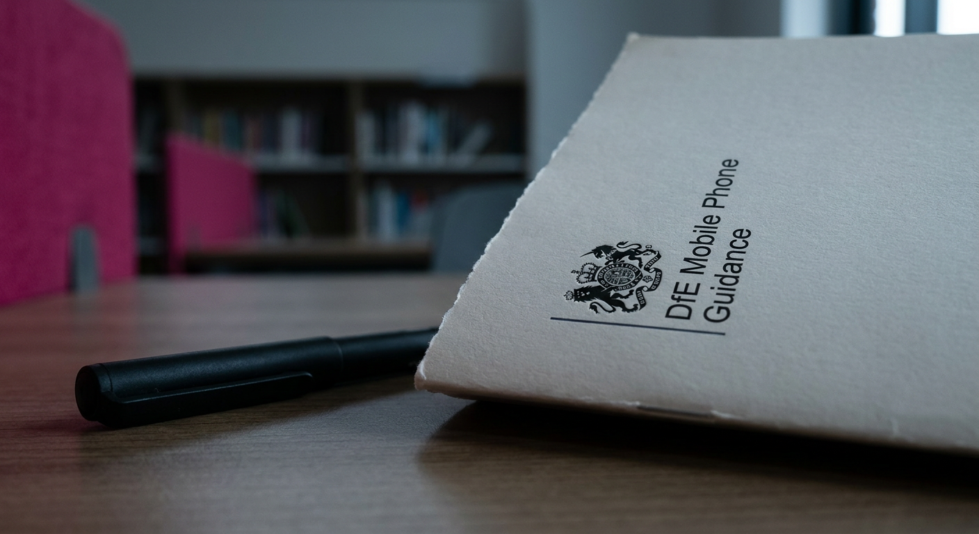 DfE mobile phone guidance document on school policy