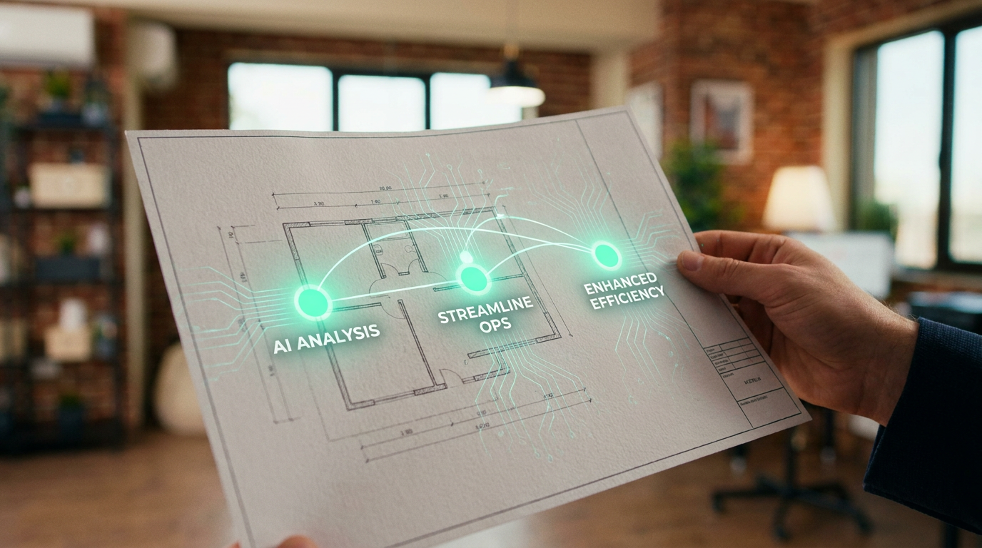 AI consultant role - strategic blueprint with highlighted business processes