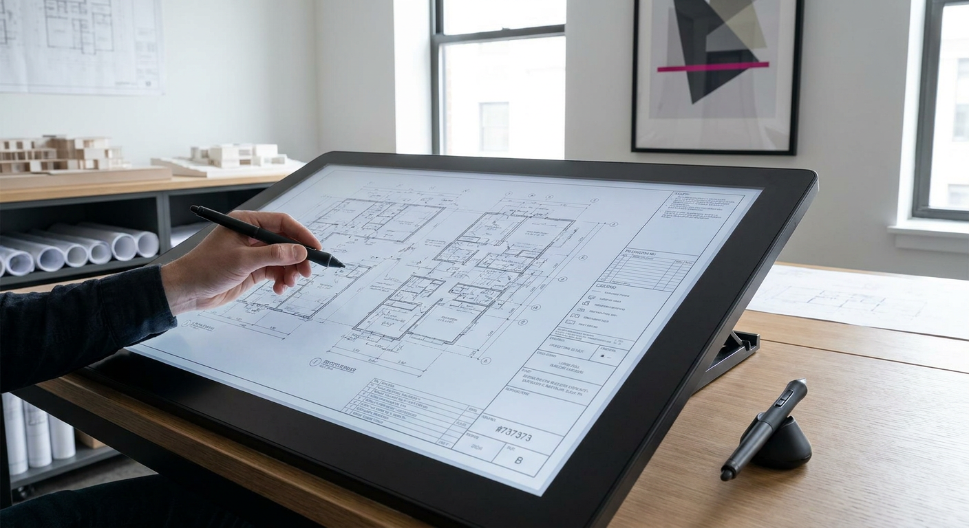 Benefits of professional space planning - detailed architectural blueprints