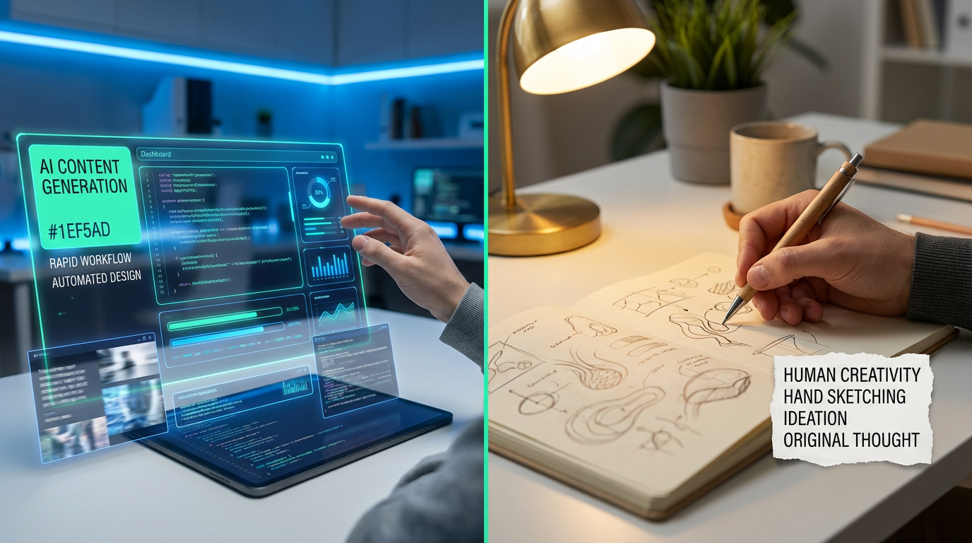 Skillset showdown - AI automation versus human creativity in social media