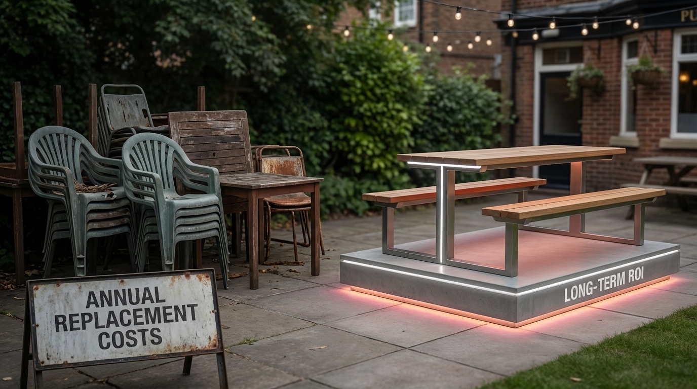 High-quality commercial furniture investment vs. cheap alternatives