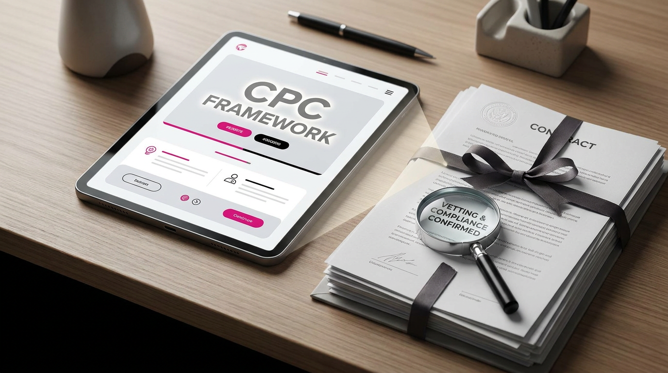 Education furniture tender - digital interface with CPC framework
