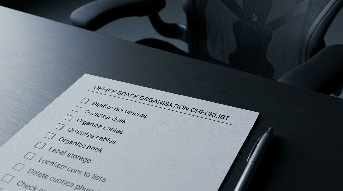 Office space organisation checklist for facilities managers
