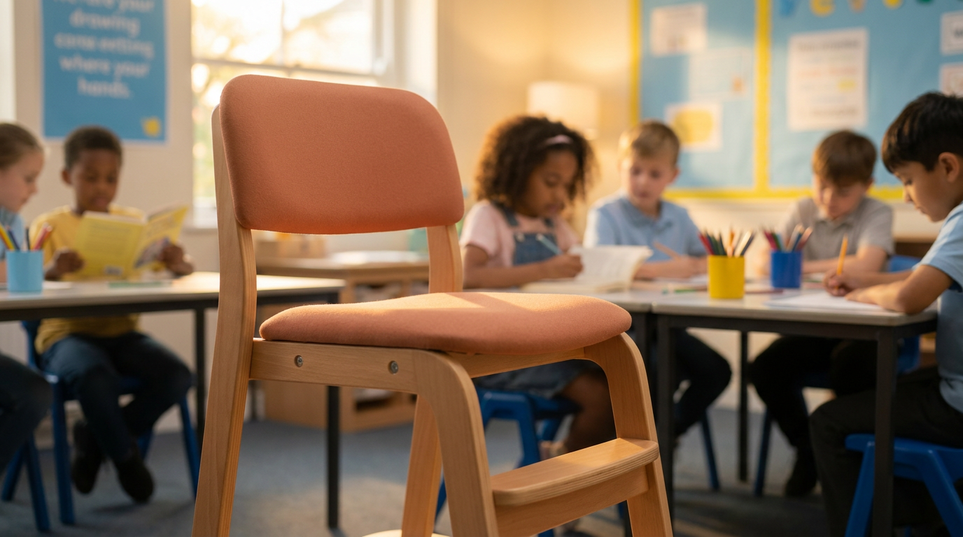 Ergonomic school chair - supporting student wellbeing and learning
