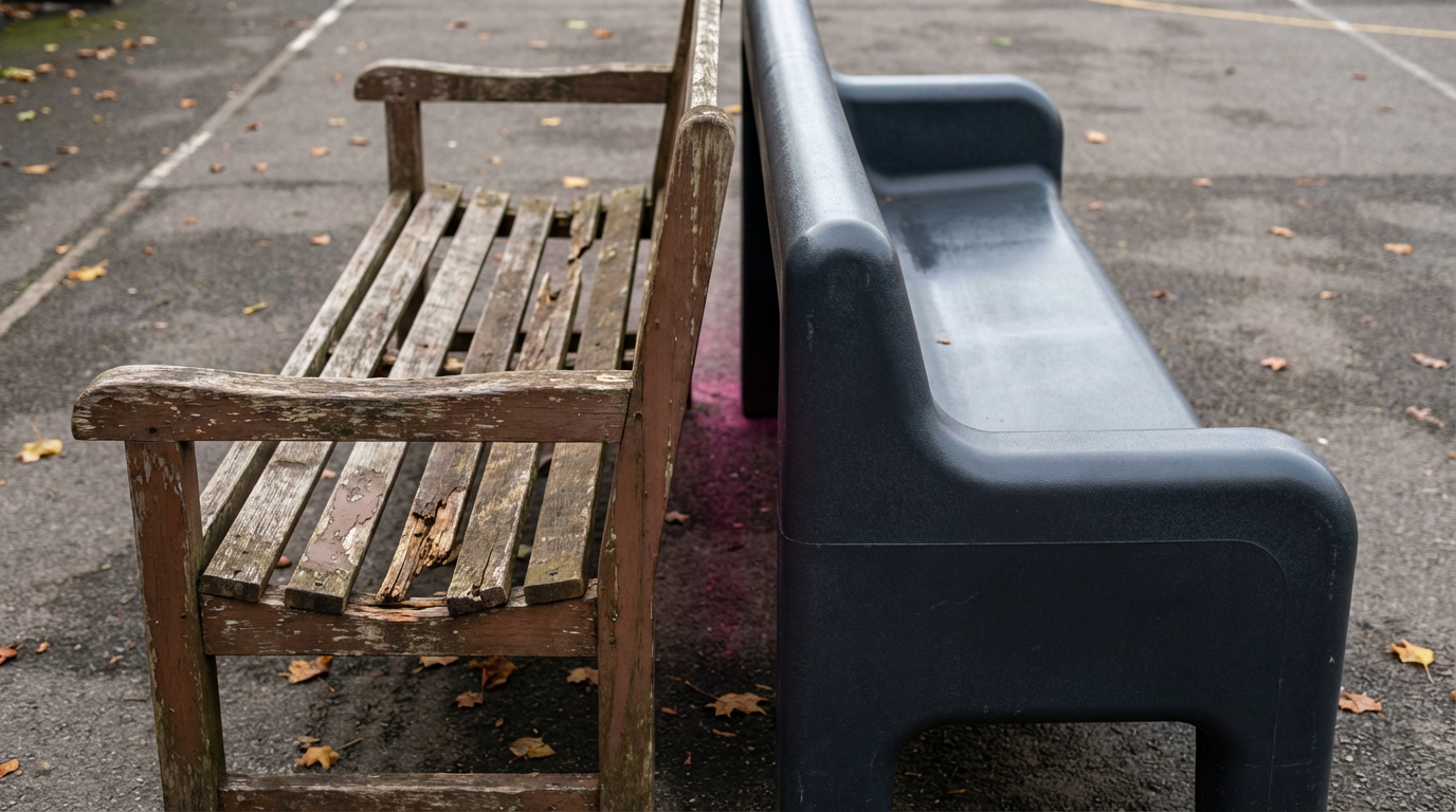 Difference between domestic and commercial outdoor school furniture