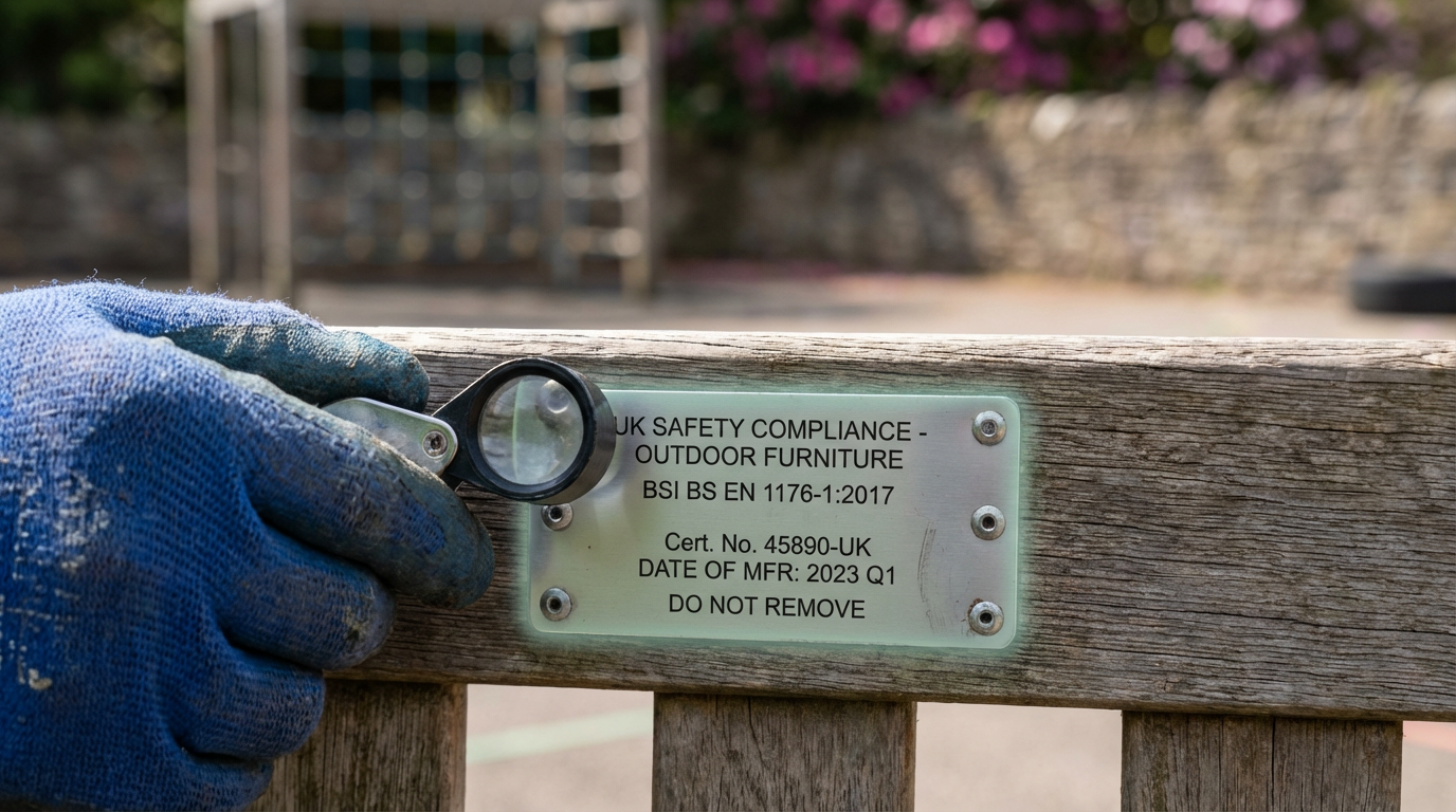 UK school furniture safety standards compliance certificate inspection