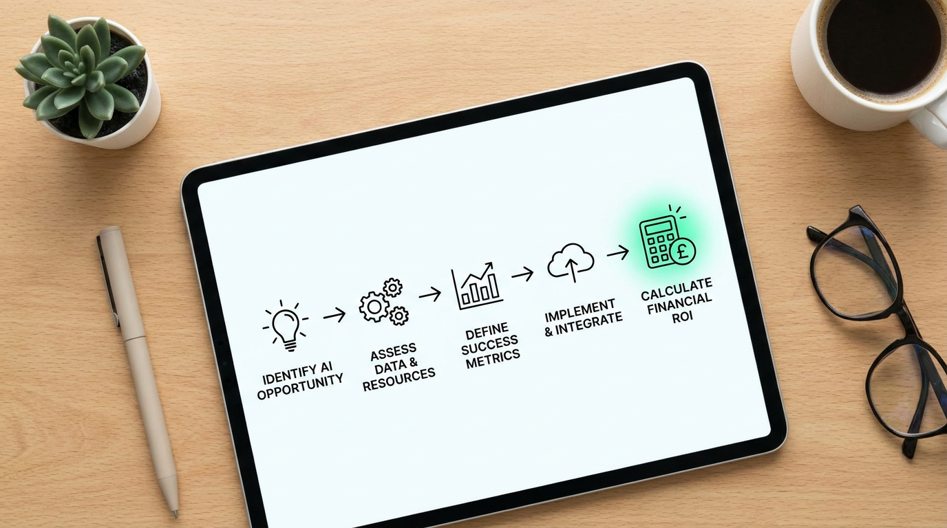 AI ROI framework - 5-step process for calculating AI return on investment
