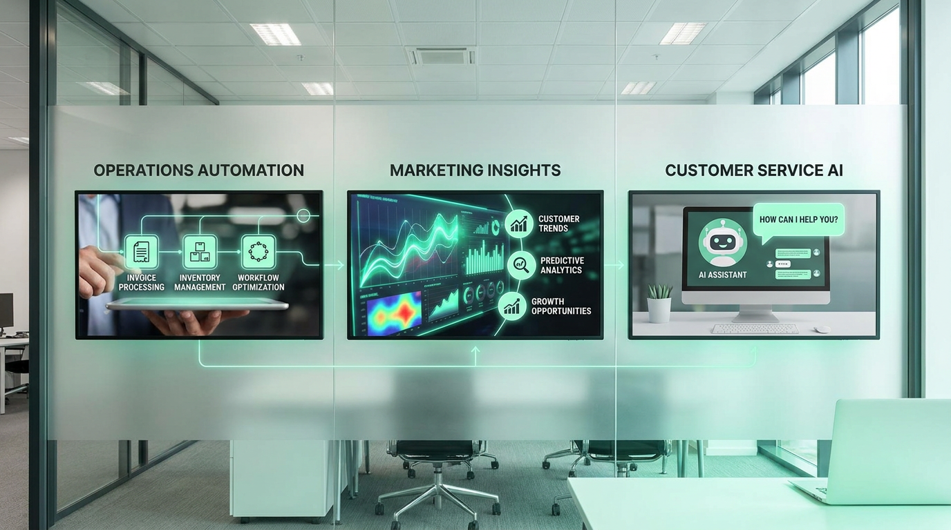 AI use cases for SMEs - practical applications in operations, marketing, and customer service