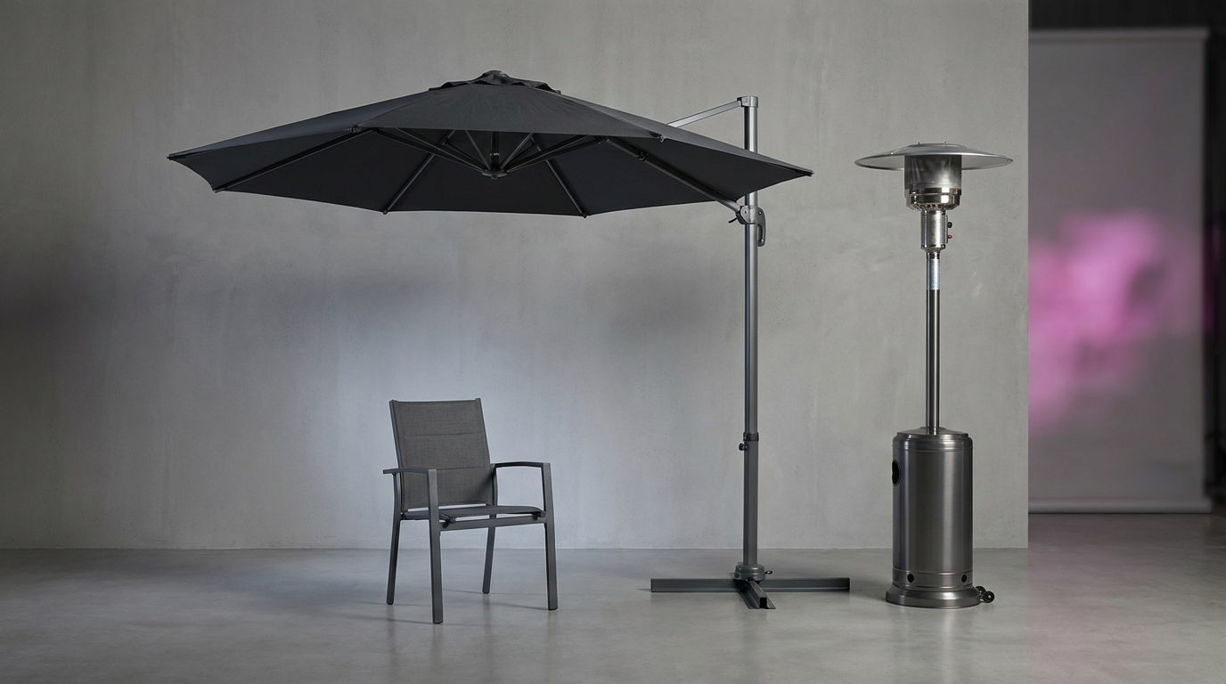 Commercial-grade weatherproof pub furniture and outdoor heaters UK