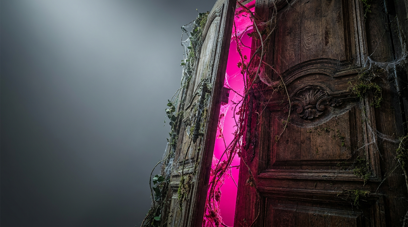 Overcoming planning challenges - old door with new light breaking through
