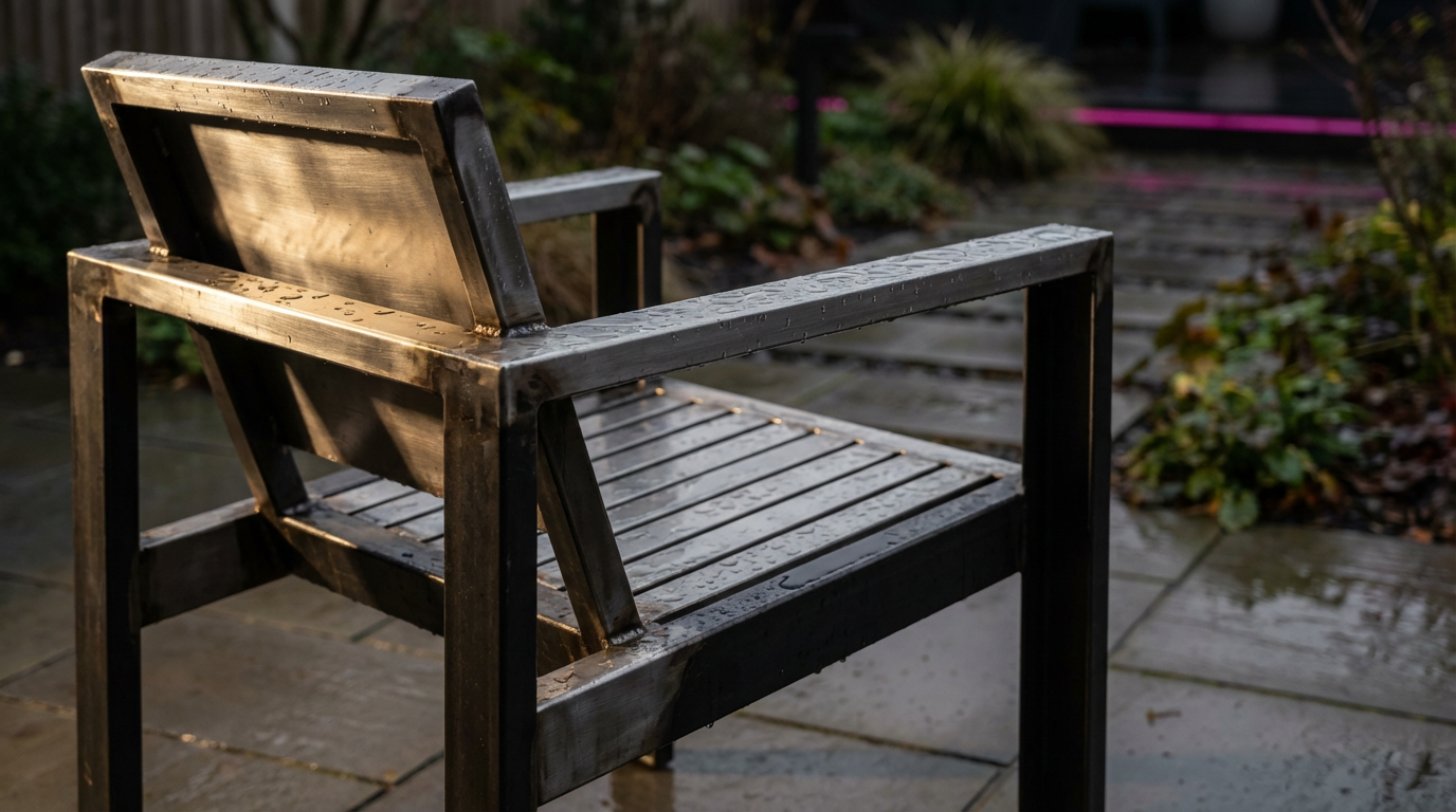Structural integrity - durable outdoor pub chair withstanding weather