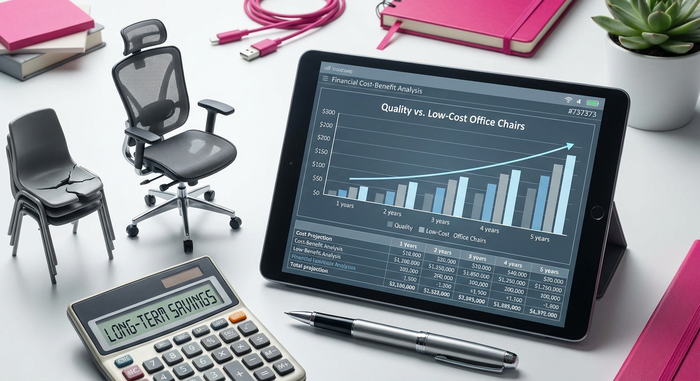 Calculating long-term value and ROI for office furniture