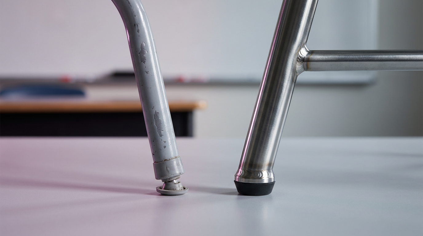 School furniture budget - comparison of cheap vs quality chair construction