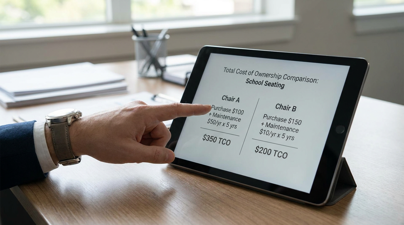 Calculating Total Cost of Ownership for primary school furniture