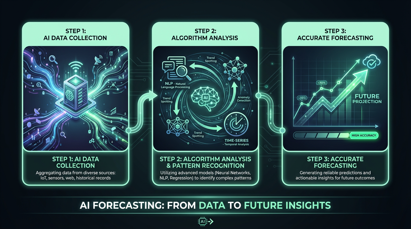 AI trend forecasting - data collection, analysis, prediction