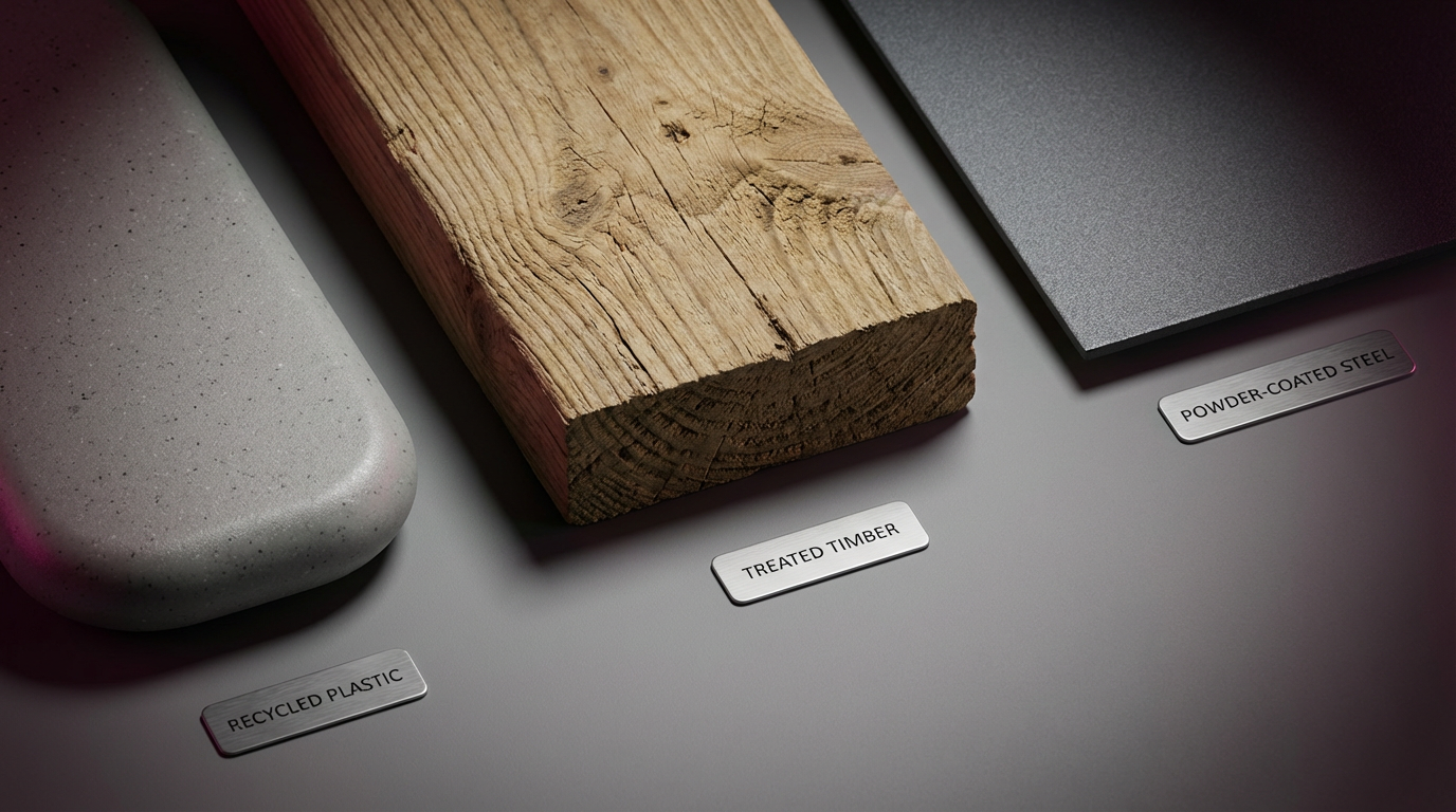 Durable materials for outdoor school furniture safety