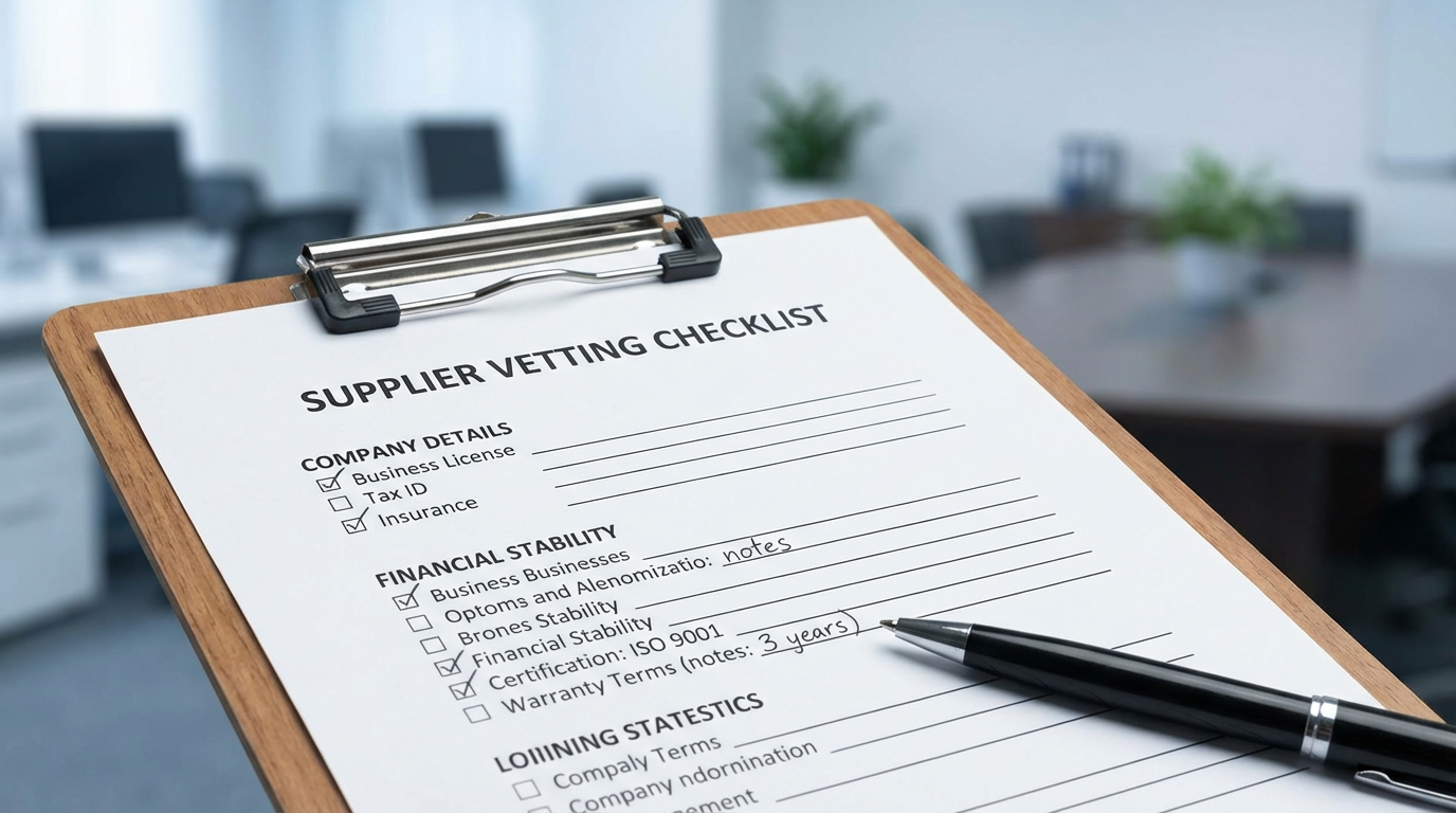 School furniture procurement checklist for compliant suppliers