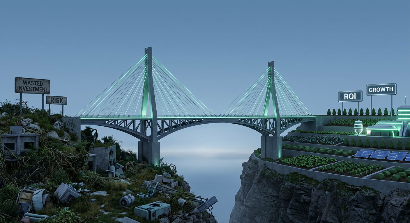 AI architecture benefits - bridge between risk and ROI