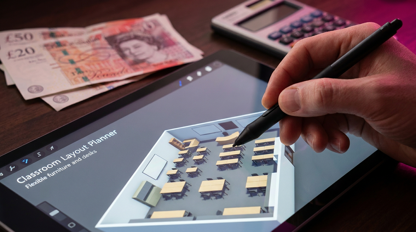 Classroom layout planner tool - digital planning for school furniture projects