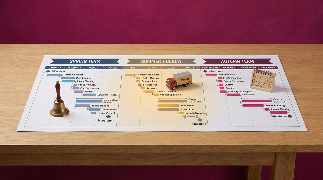 Managing school refurbishment projects - detailed timeline and logistics